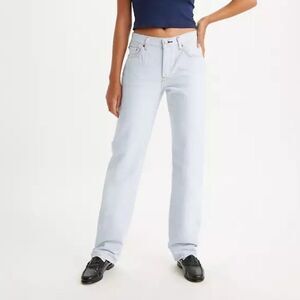 Levi's Premium 501 '90s Straight Baggy Jeans Blue Women's Size 31 x 32 Y2K Loose